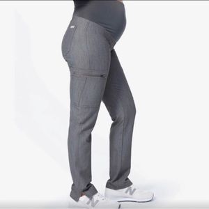 Figs Gray Maternity Pants